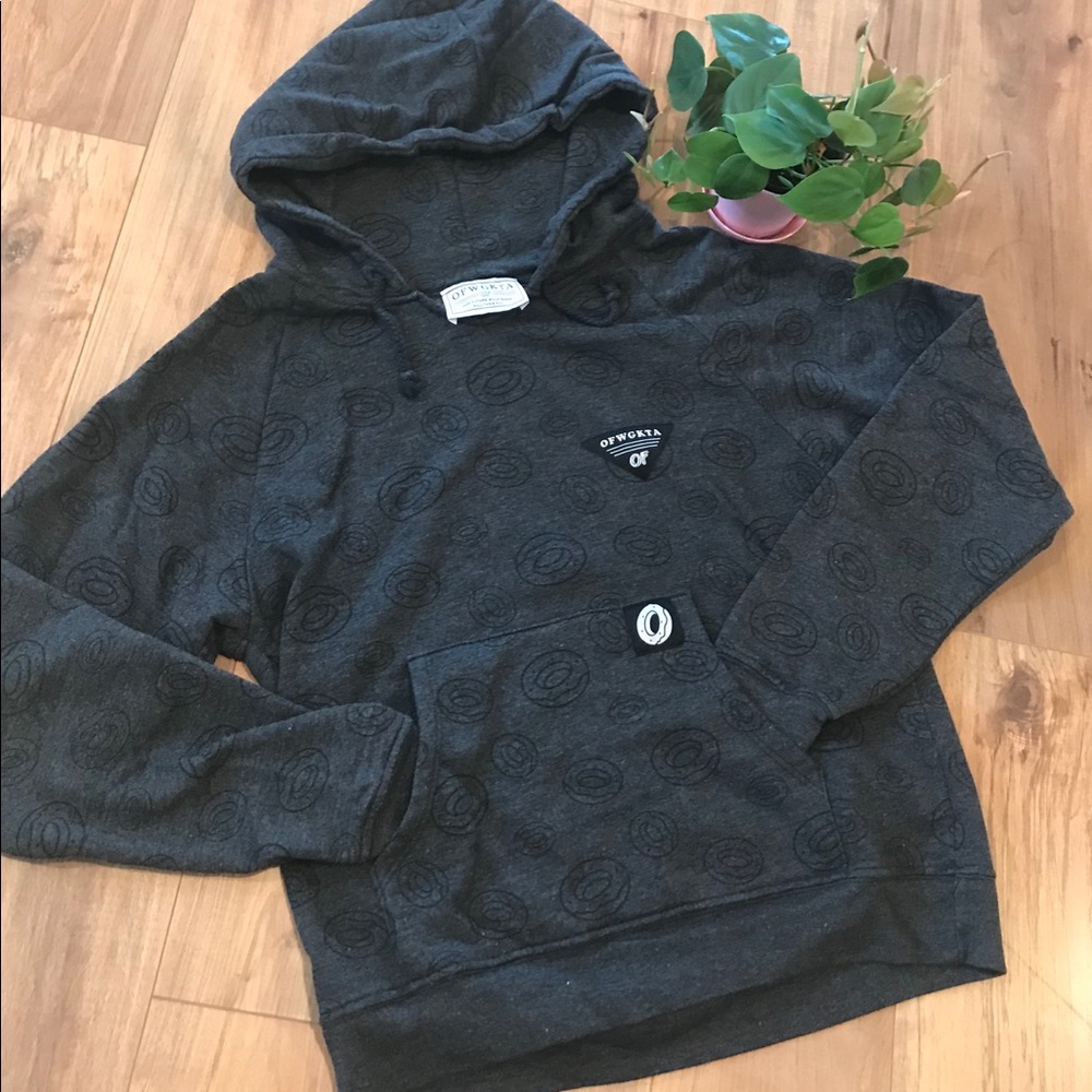 Rare odd future charcoal donut hoodie